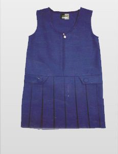 Girls Zip Front Pinafore